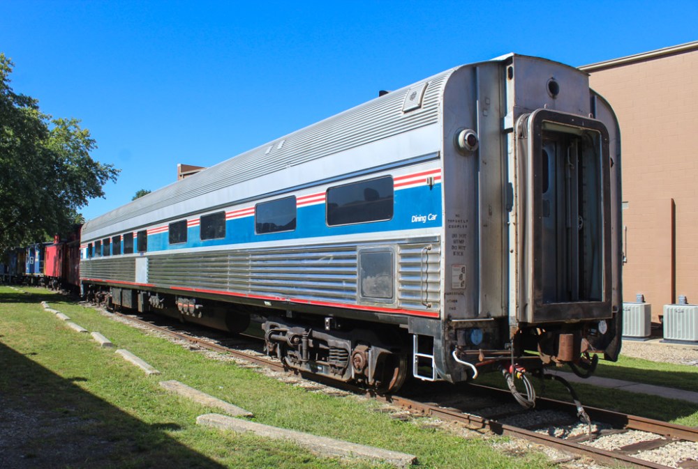 a train on a steel track